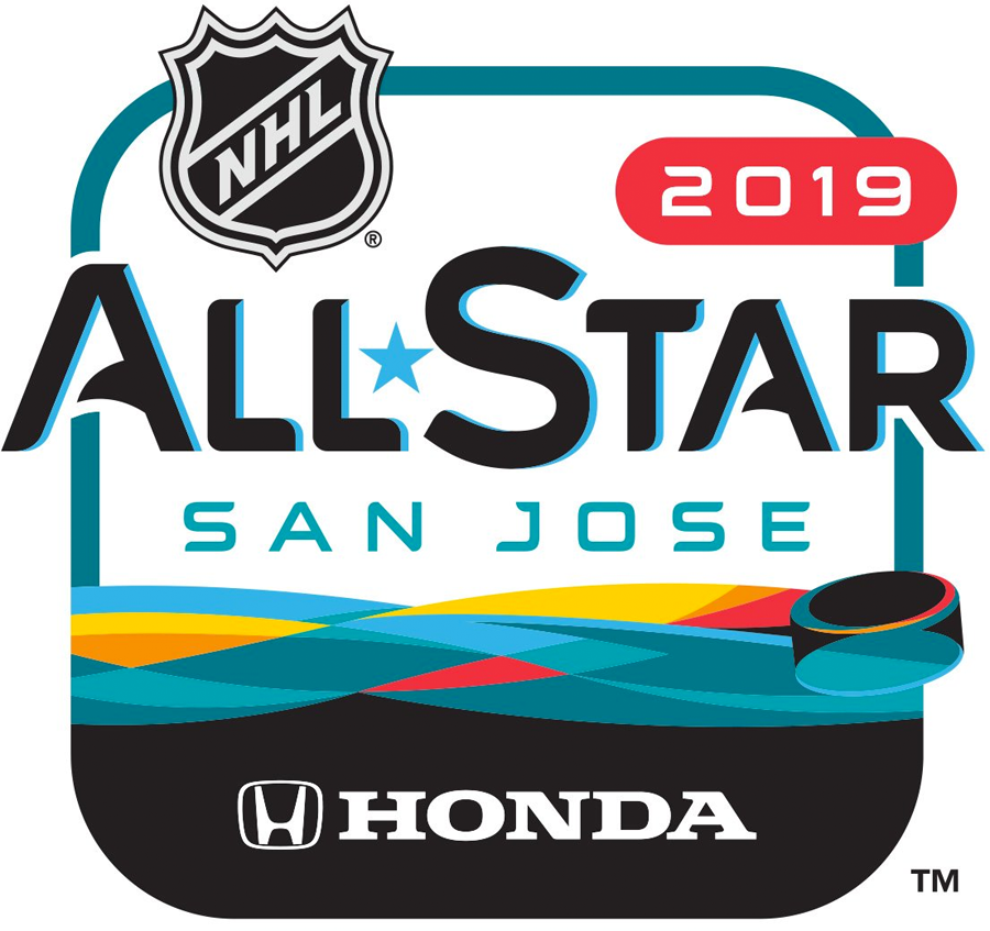 NHL All-Star Game 2019 Sponsored Logo iron on heat transfer